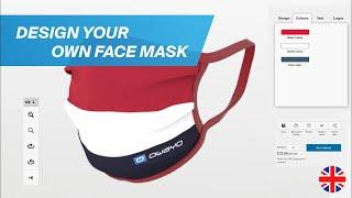 Design your own Face Mask: Your Text, your Logo, your Design | owayo.co.uk