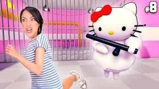 ESCAPANDO de la PRISION de HELLO KITTY en ROBLOX  Sandra Cires Play y HaroldArtistPlay