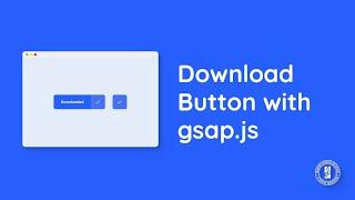 Download Button Animation with HTML, CSS, & JavaScript - gsap.js - Live Coding | EL Creative Media