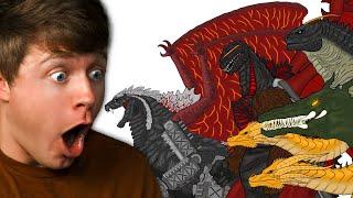 Reacting to CRAZY GODZILLA FUSIONS! (Monster Fusion)
