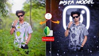Snapseed viral Instagram model photo editing tricks || Snapseed Background colour change tutorial