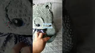 Совёнок Тимофей #вязание #игрушка #сова #крючком #назаказ #велюр