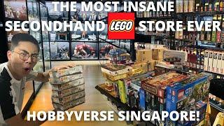 This is the CRAZIEST Used LEGO Store in the World: HobbyVerse Singapore