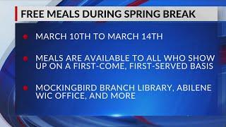 Abilene Hunger Coalition offers free meals during spring break