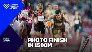 Dramatic photo finish! Jakob Ingebrigtsen wins Oslo 1500m - Wanda Diamond League 2024