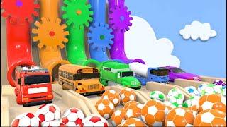Bingo Song Baby songs color slide and soccer ball play - Nursery Rhymes & Kids Songs