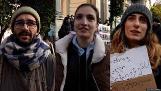 After Police Brutality, Georgian Protesters Say They Will Continue