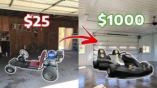 Turning this $25 Go-Kart into a $1,000 Go-Kart! Intro
