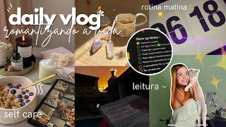 Daily vlog nas férias | self care, leitura, rotina de empreendedora 