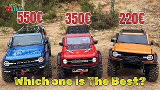 Which one is The Best Bronco? | RGT vs Traxxas vs HB Beluga @CarsTrucks4Fun