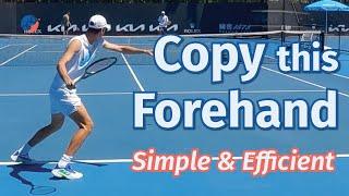 Learn from Sebastian Korda's Forehand — Simple, Quality Fundamentals (Efficient Technique Explained)