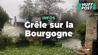 Les images des violents orages de grêle en Bourgogne