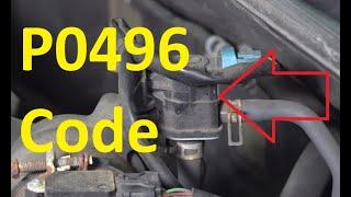 Causes and Fixes P0496 Code: EVAP Flow During a Non-Purge Condition