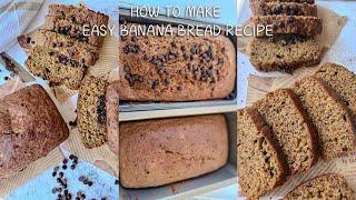 Easy Banana Bread Recipe | how to make banana bread#vlogtober #bananabread #cooking