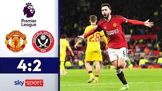 Dank Bruno Fernandes: Red Devils drehen Partie! | Manchester United - Sheffield United | Highlights