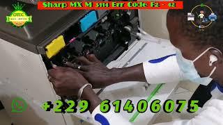 How to Fix Error code F2 42 on shrap MX M 3114 (Sensor and developer problems) presented by Mr OTEC