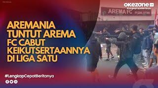 Aremania Tuntut Arema FC Cabut Keikutsertaannya di Liga Satu