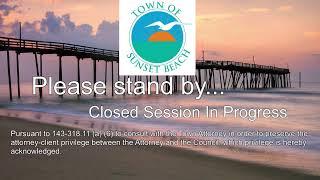 Town of Sunset Beach Town Council Meeting  04-20-2021