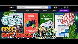 G2A Refund Timezone Method 2025 Get any game or gift cards for FREE! ~(Latest Working)