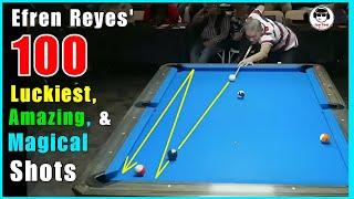 Efren Bata Reyes Greatest Shots | 100 Best Shots