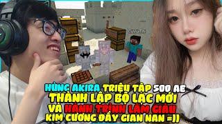 HÙNG AKIRA RỦ BÁNH BAO VÀ BIỆT ĐỘI TRẺ TRÂU, THÀNH LẬP NGÔI LÀNG MỚI BÁ ĐẠO | MINECRAFT 1.20 TẬP 2