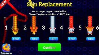 Snake.Io  8 Skins Replacement & Unlocked! Epic Snakeio Gameplay