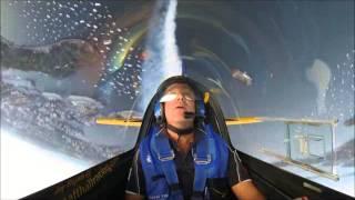 Amazing aerobatic flying over Sydney Harbour on New Year's Eve 2015