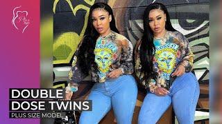 Double Dose Twins: Curvy Plus Size Fashion Model From Miami | Bio & Facts