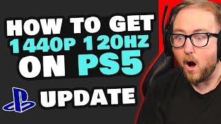 How to Play PS5 in 1440p - 120hz Variable Refresh Rate ( NEW UPDATE )