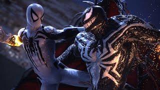 Spider-Man 2 PS5 - Spider-Man vs Venom Final Boss Fight & Ending (4K 60FPS)