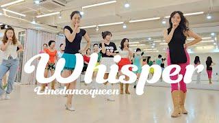 Whisper Line Dance l Advanced l 위스퍼 라인댄스 연습영상 l Linedancequeen l 화ㆍ목 테크닉반