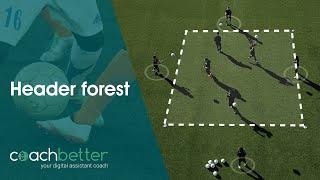 New soccer drill  | Header Forest | coachbetter