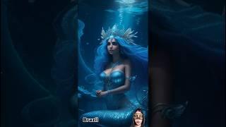 Graceful Mermaid from every country by AI #shorts #ai #mermaid #art