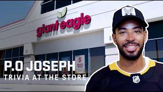 P.O Joseph Makes Friends At Giant Eagle | Pittsburgh Penguins