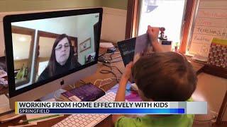 Working from home effectively with kids