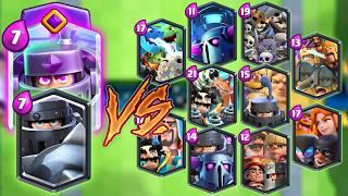 EVOLVED MEGA KNIGHT TEAM VS ALL TEAMS - Clash Royale Team Battle