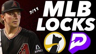 PRIZEPICKS MLB THURSDAY 7/11/24 - FREE PICKS!!! - (5-1 RUN!!!) - BEST PLAYER PROPS - MLB TODAY