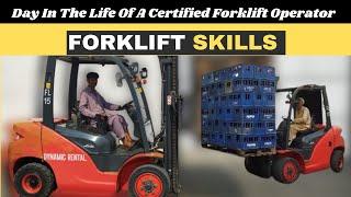 Day In The Life Of A Certified Forklift Operator /Certified Forklift Operator/@ForkliftSkills  EP/05