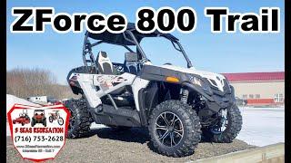 FIRST LOOK: 2022 CFMoto ZForce 800 Trail Side by Side UTV - Walk Around Features - 3 Seas Recreation