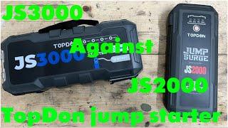 TopDon JS3000 Jump Starter Review I Compere Against The JS2000