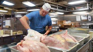 Inside US $13 Billion Nuclear Aircraft Carrier Kitchen