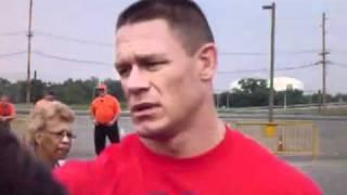 John Cena arrives at the IZOD Center   June 18, 2011   YouTube