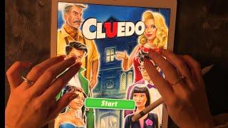  iPad ASMR | 2.5 HOURS  - Playing Cluedo on ALL boards - Clicky Whispers & Writing Sounds