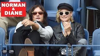 Norman Reedus and Diane Kruger watch tennis at US Open NYC