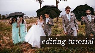 Lightroom Tutorial: Editing Raw Wedding Photos WITHOUT PRESETS (Photography)