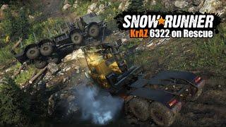 KrAZ 6322 - Rescueing KamAZ accident in Season 3