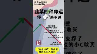 美股赚钱 | 投资心态 | 小韭菜的四种命运 您是哪个？#投资心得 #股票