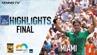 Highlights: Federer Clinches Sunshine Double In 2017 Miami Open Final