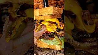 THE BEST GRILLED CHEESE BURGER IN THE WORLD  COLOSSAL BURGER  #burger #foodie #cooking #fyp