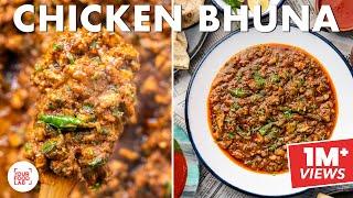 Chicken Bhuna Recipe | Street Style Green Chutney & Red Chutney | Chef Sanjyot Keer